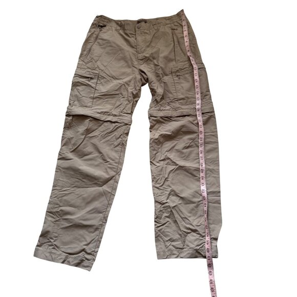 Mens Tan REI Convertible Nylon Cargo Pants - Picture 6 of 11